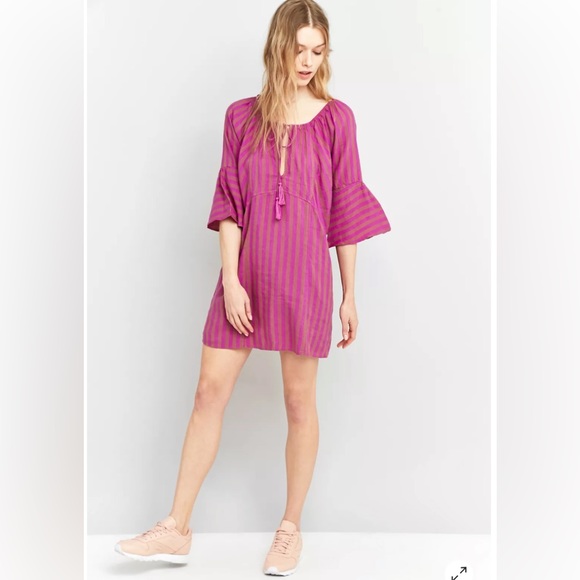 Free People Folk Town Mini Dress - Picture 3 of 13